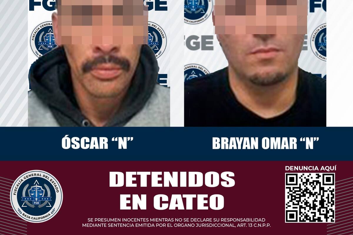 Arrestan a dos tras cateos contra drogas