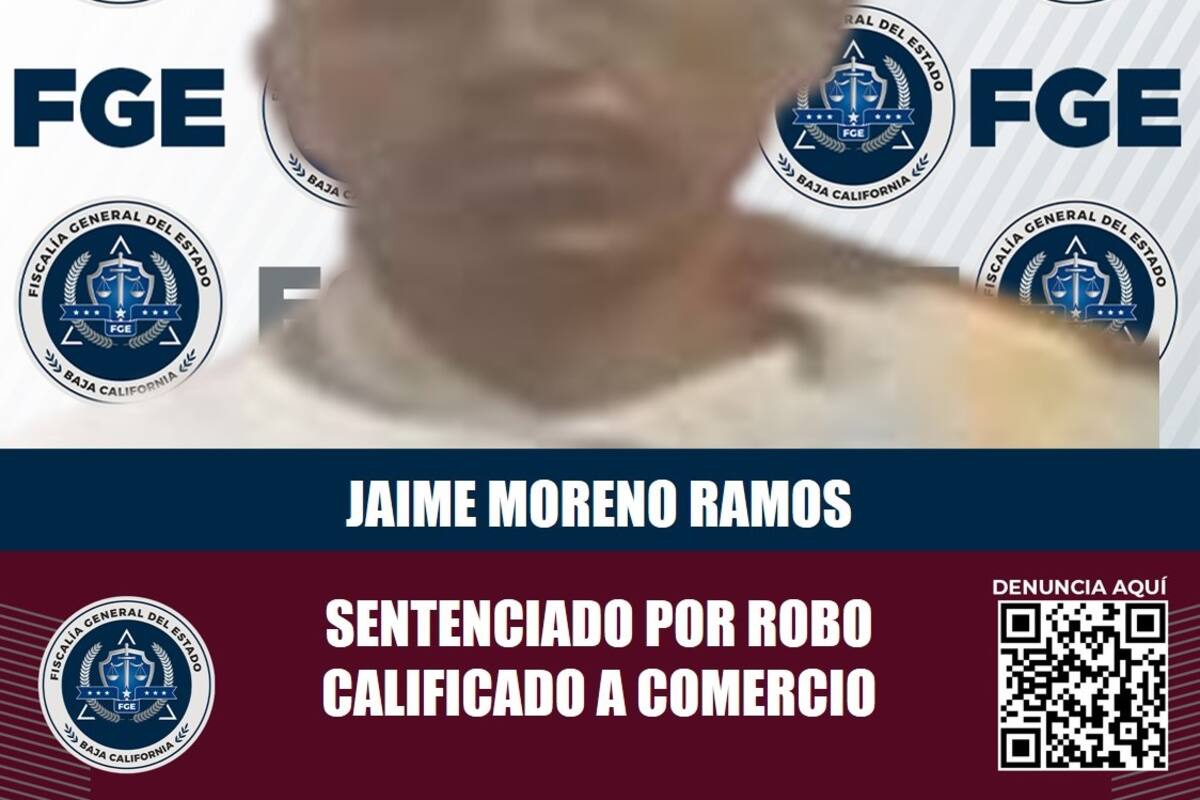Policiaca Tijuana: sentencian a uno por robo a comercio