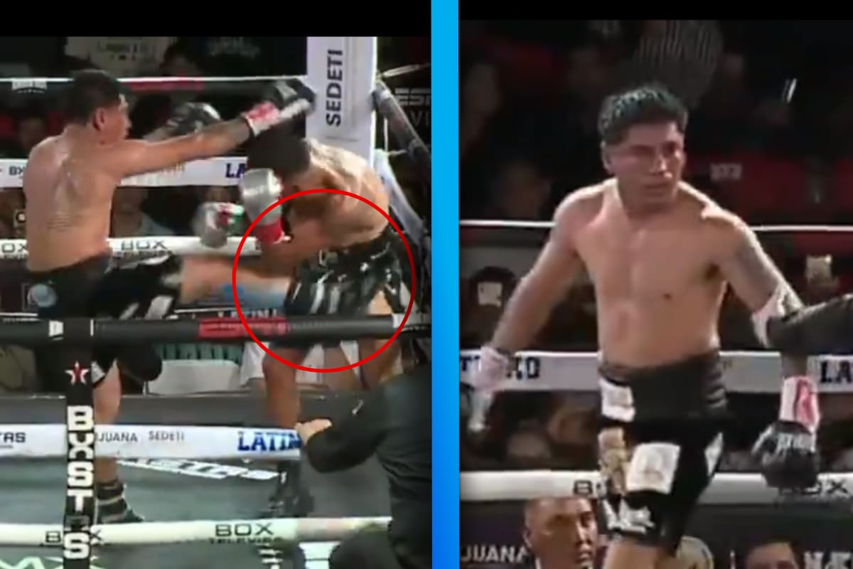 VIDEO: “Tashiro” Fierro se vuelve loco y patea a su rival en pelea de boxeo; fue descalificado