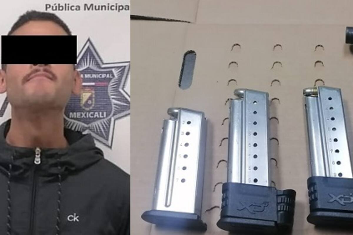 Hombre armado es detenido frente a Hospital