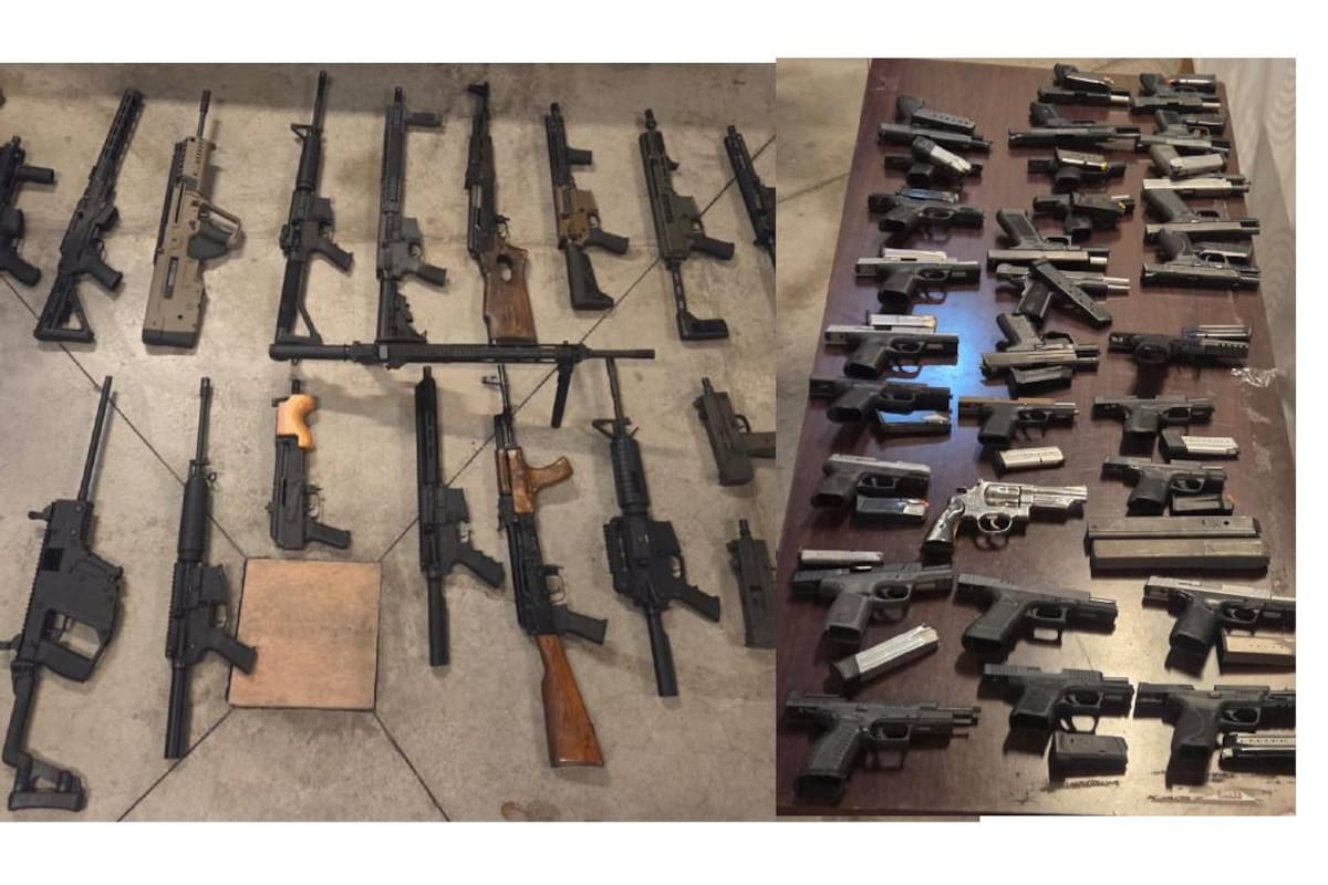 Registran 114 armas aseguradas a grupos criminales en enero en BC