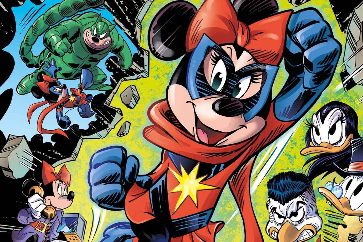 Minnie Mouse será Captain Marvel en un crossover con Disney