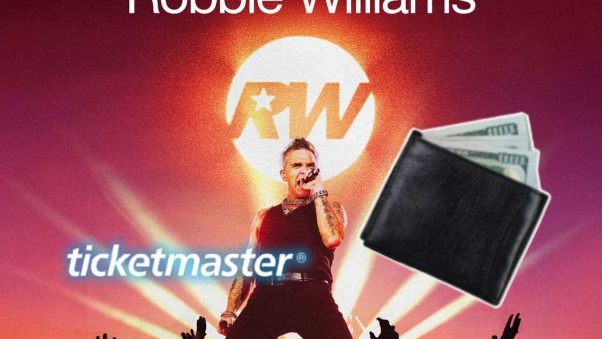 Robbie Williams en el Palacio de los Deportes, el precio de los boletos van de los $1,736 hasta $5,183 pesos