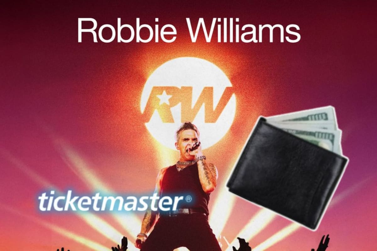 Robbie Williams en el Palacio de los Deportes, el precio de los boletos van de los $1,736 hasta $5,183 pesos