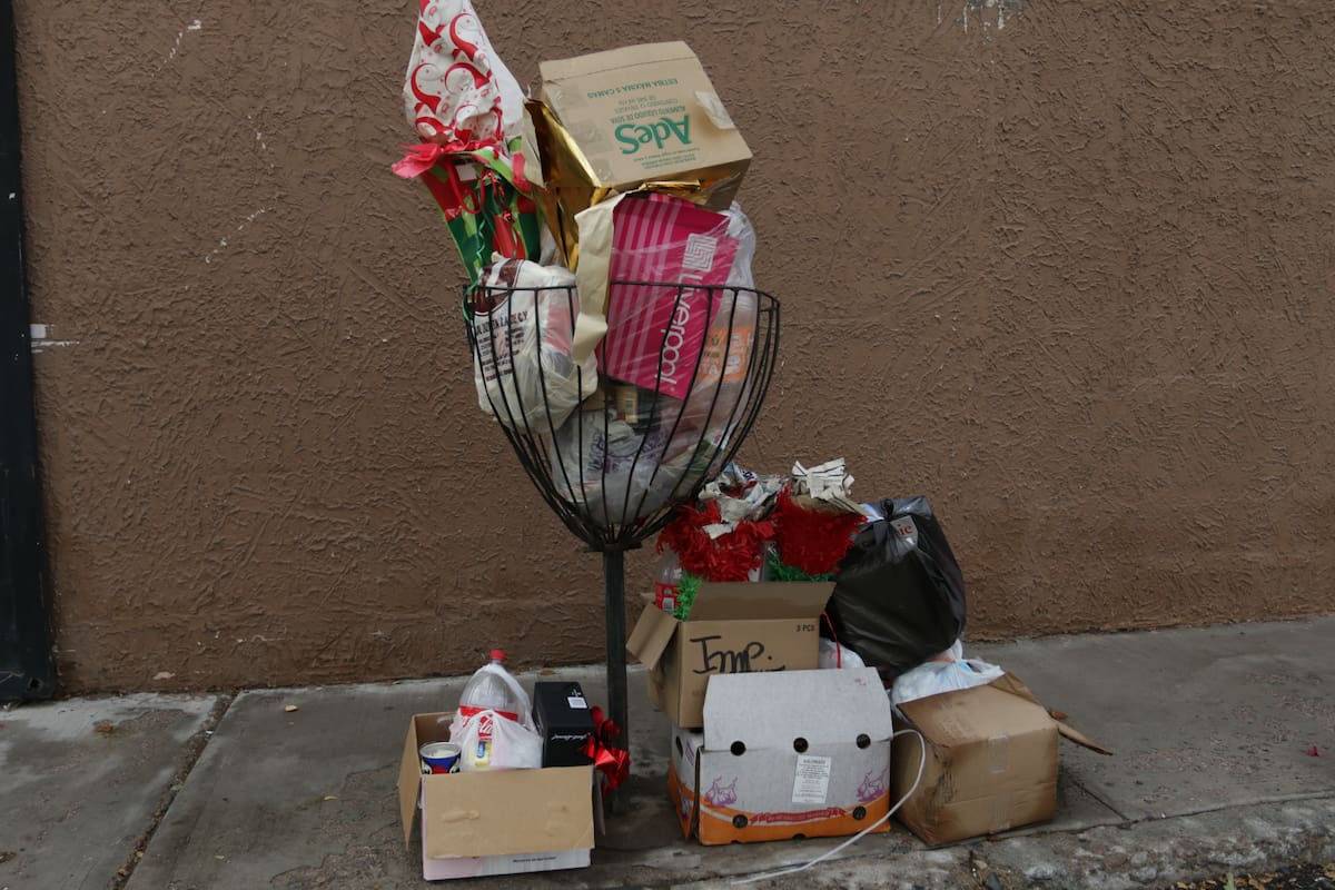 Aumenta hasta 30% la generación de basura en hogares de Hermosillo durante Navidad y Año Nuevo
