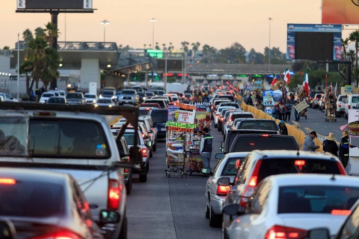 Autorizan cambios en carriles de garitas en Tijuana