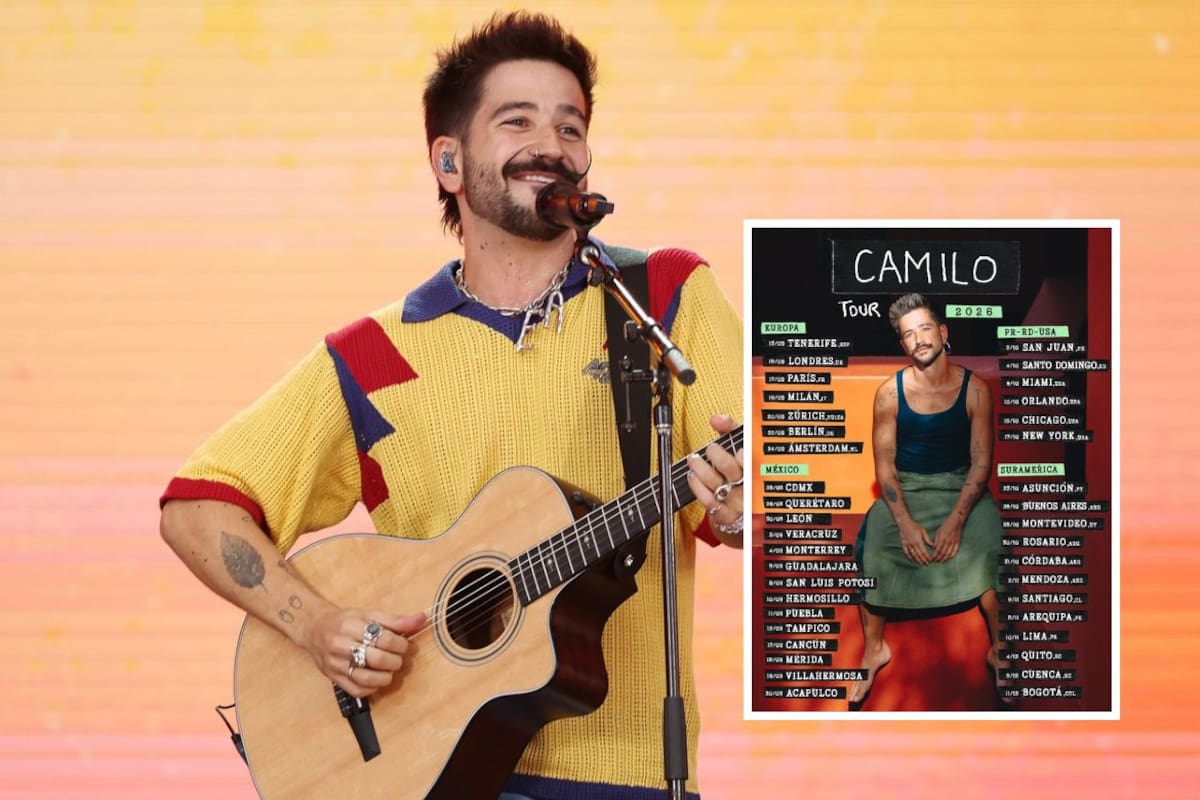 Camilo confirma concierto en Hermosillo como parte de su gira mundial por 15 países y casi 40 ciudades
