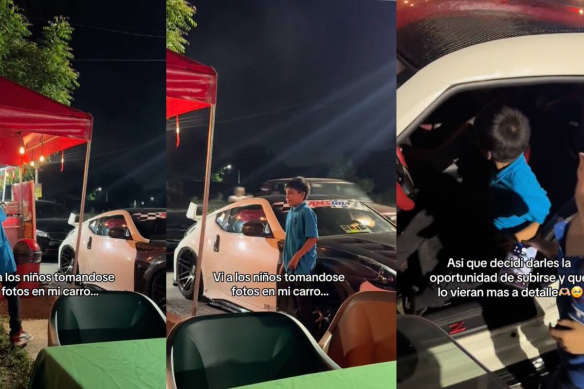 VIDEO: niños admiran un coche en la calle y su dueño les cumple el sueño de ingresar al deportivo