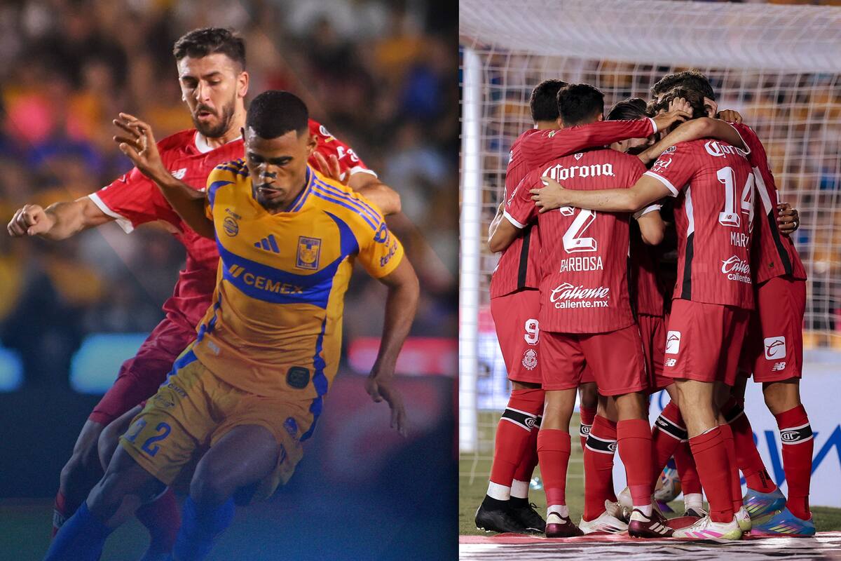¡Empate! Tigres y Toluca igualan en la ida de las semifinales