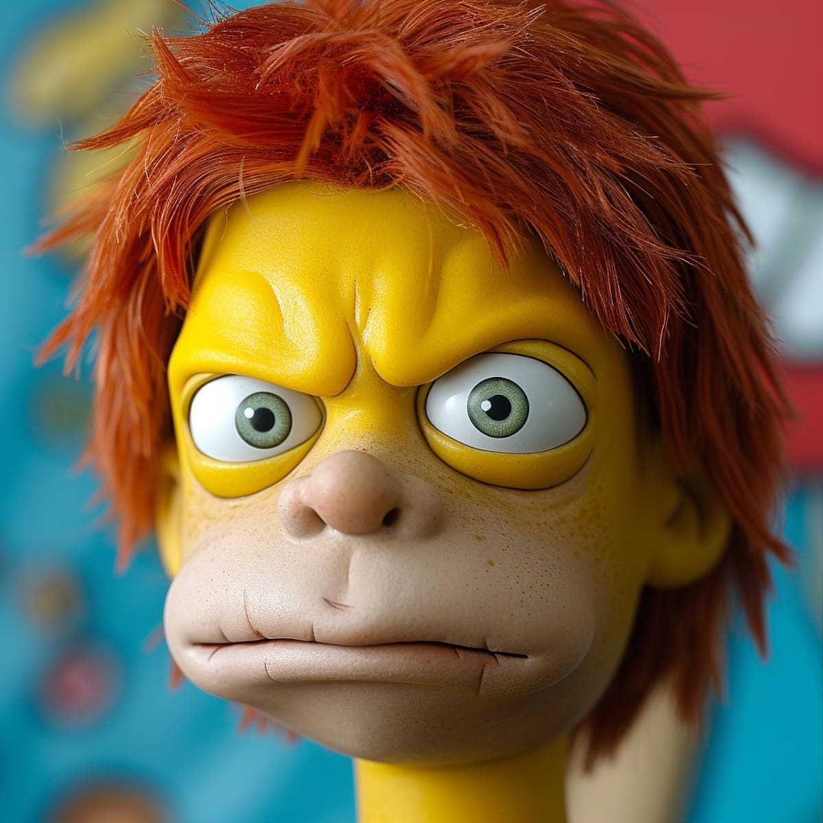 Midjourney desata debate con su representación de Nelson, el niño problemático de Los Simpson.