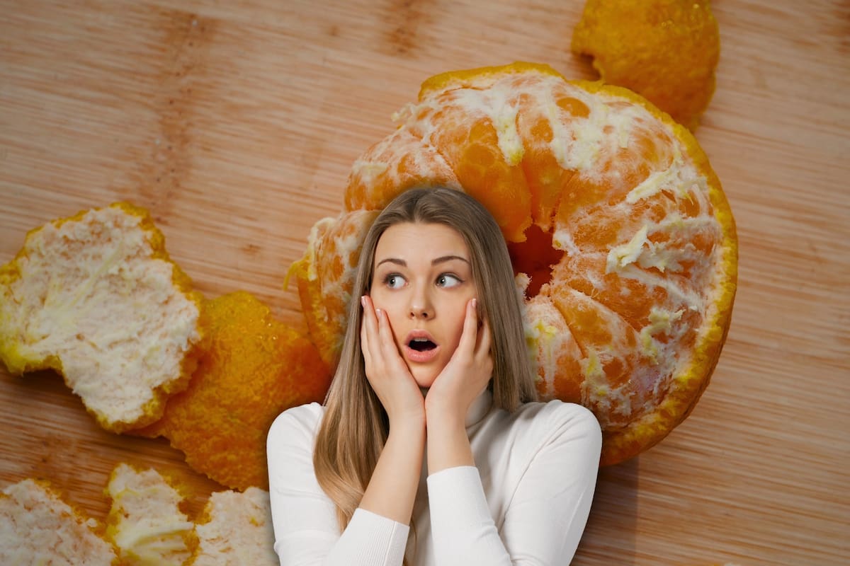 ¿Es bueno o malo comer los “hilos blancos” de la mandarina?