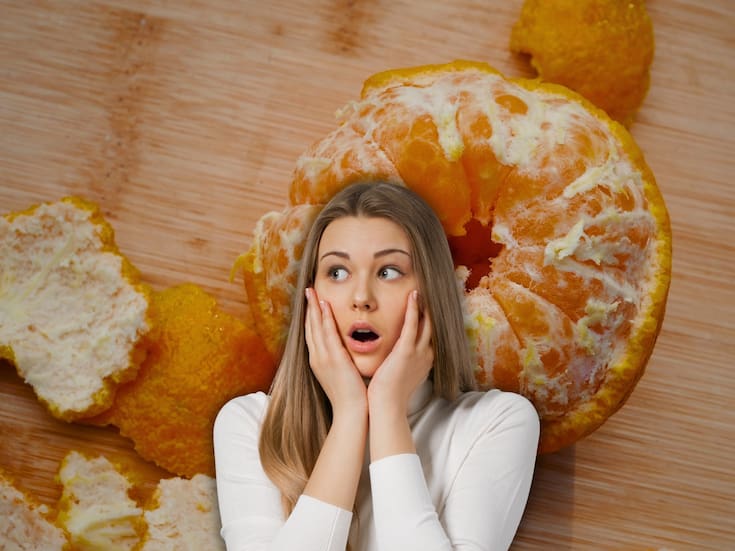 ¿Es bueno o malo comer los “hilos blancos” de la mandarina?
