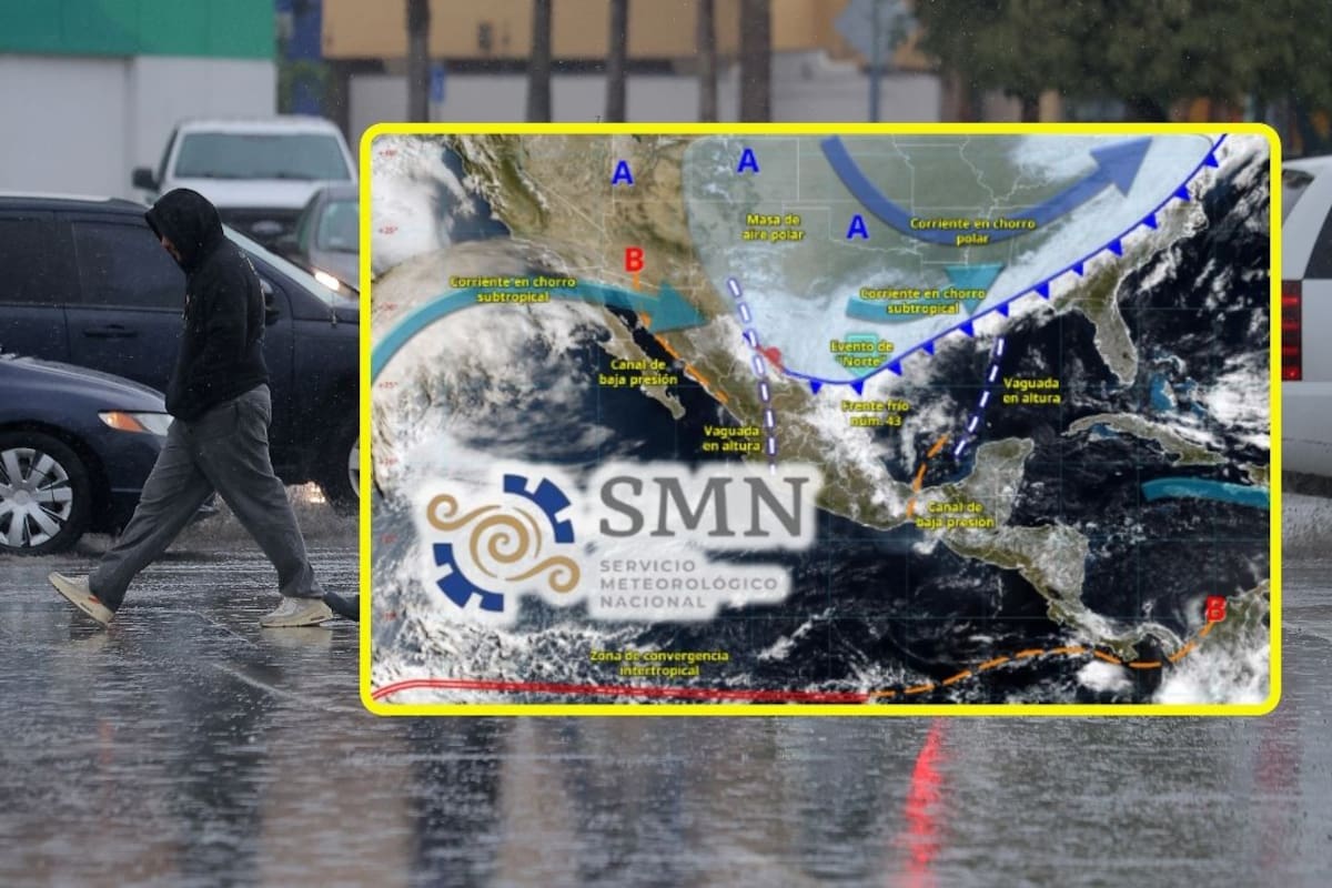 Frente frío 43 y su masa de aire polar ‘congelarán’ estas ciudades con lluvias de hasta 50 mm, vientos de 80 km/h y temperaturas de -10 °C en México este martes 7 y miércoles 8 de abril
