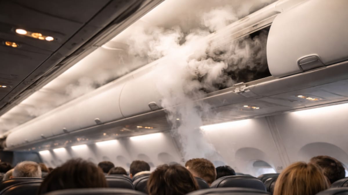 Incendio en batería portátil provoca emergencia en pleno vuelo, pasajeros y tripulantes tuvieron que ser atendidos or inhalación de humo