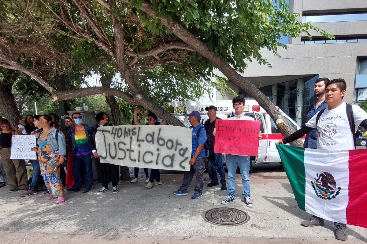 Exigen jóvenes jornada laboral de 40 horas