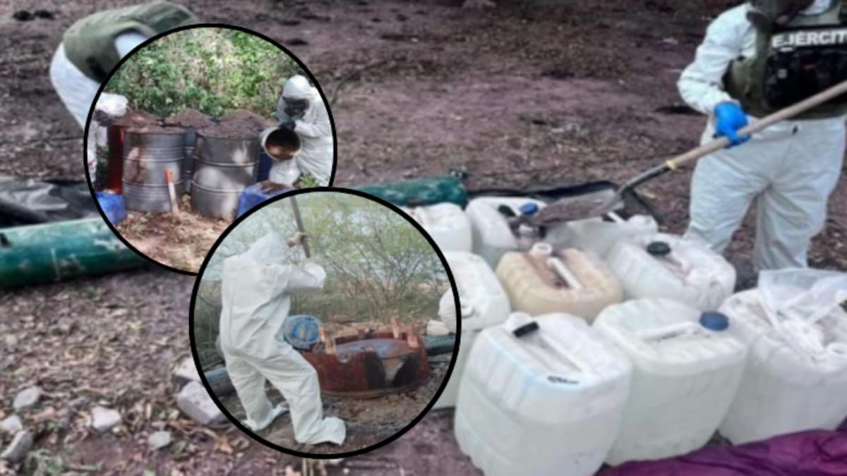 Golpe al narcotráfico en Sinaloa: Ejército y fuerzas federales aseguran siete bodegas de químicos y un laboratorio clandestino en Culiacán y Cosalá