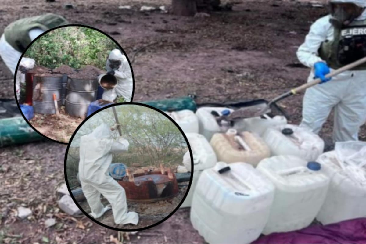 Golpe al narcotráfico en Sinaloa: Ejército y fuerzas federales aseguran siete bodegas de químicos y un laboratorio clandestino en Culiacán y Cosalá