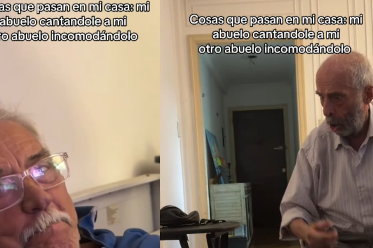 “Tener a tus dos abuelos… qué envidia”: joven graba cómo uno de sus abuelos canta ópera para molestar al otro y ambos terminan riendo