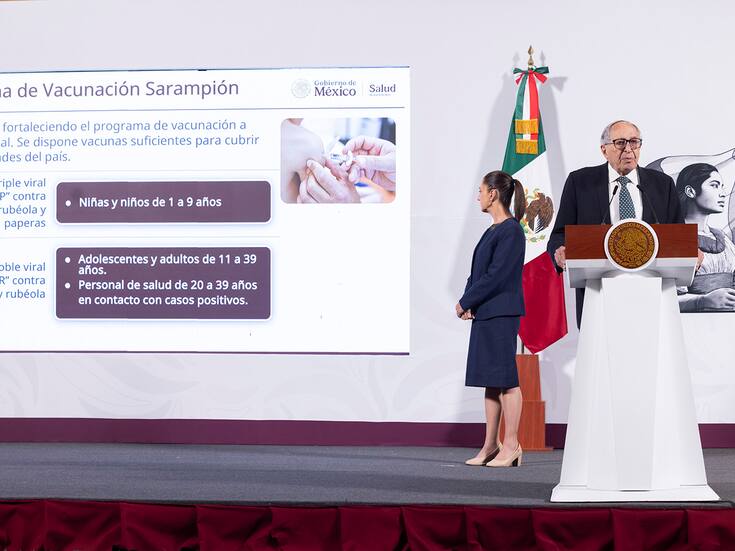 México refuerza vacunación contra sarampión y tos ferina ante el aumento de casos