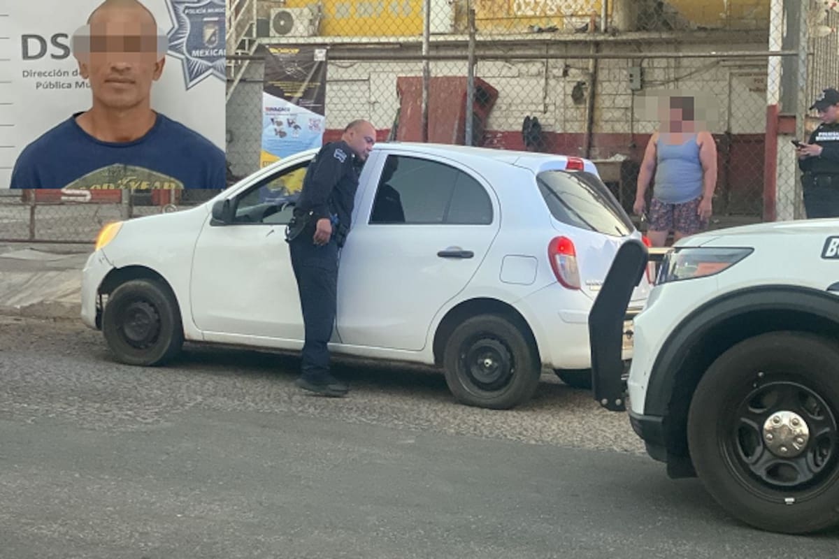 Hombre arrestado con navaja y vinculado a robos en comercios