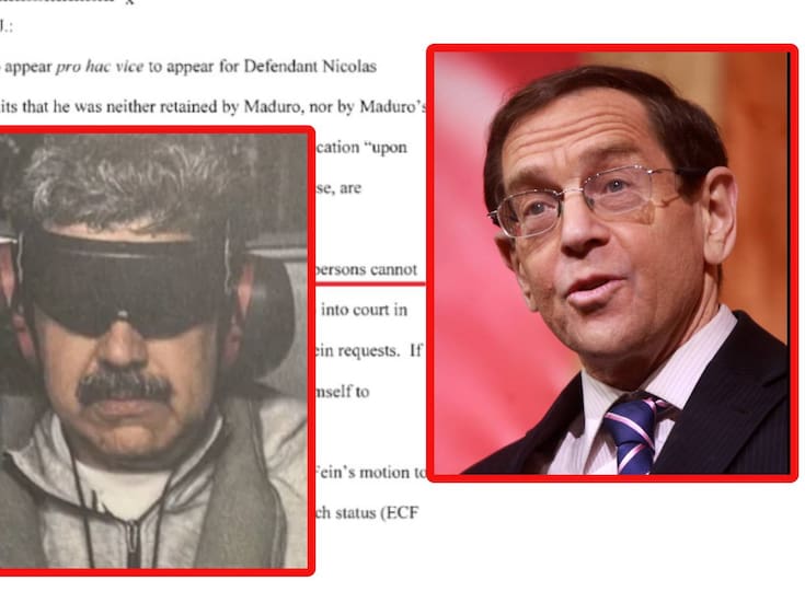 Reportan que fue expulsado Bruce Fein como defensa de Nicolás Maduro y revelan que la decisión es por no contar con base legal para asumir su representación