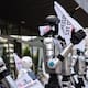 Robots protestan en Polonia contra el avance de la IA