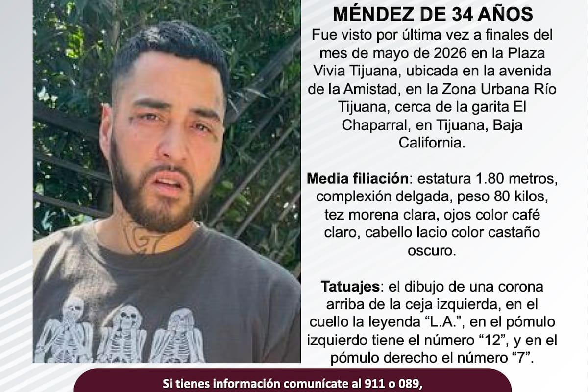 Se busca a Wilfredo Girón Méndez de 34 años