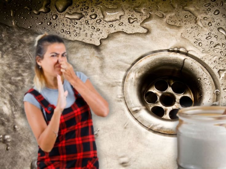 Cómo eliminar el mal olor del desagüe con bicarbonato y agua caliente