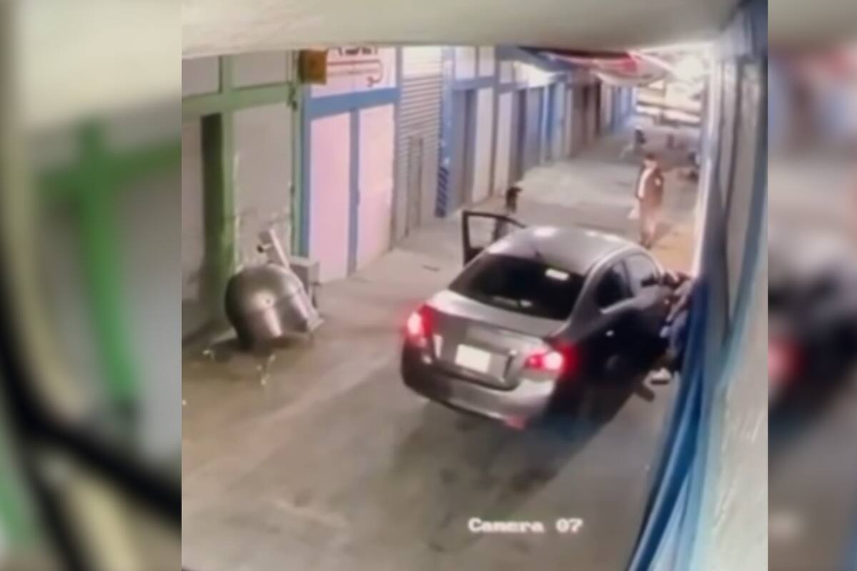 VIDEO: La descubre con otro y ella simula ser atropellada para evitar reclamos