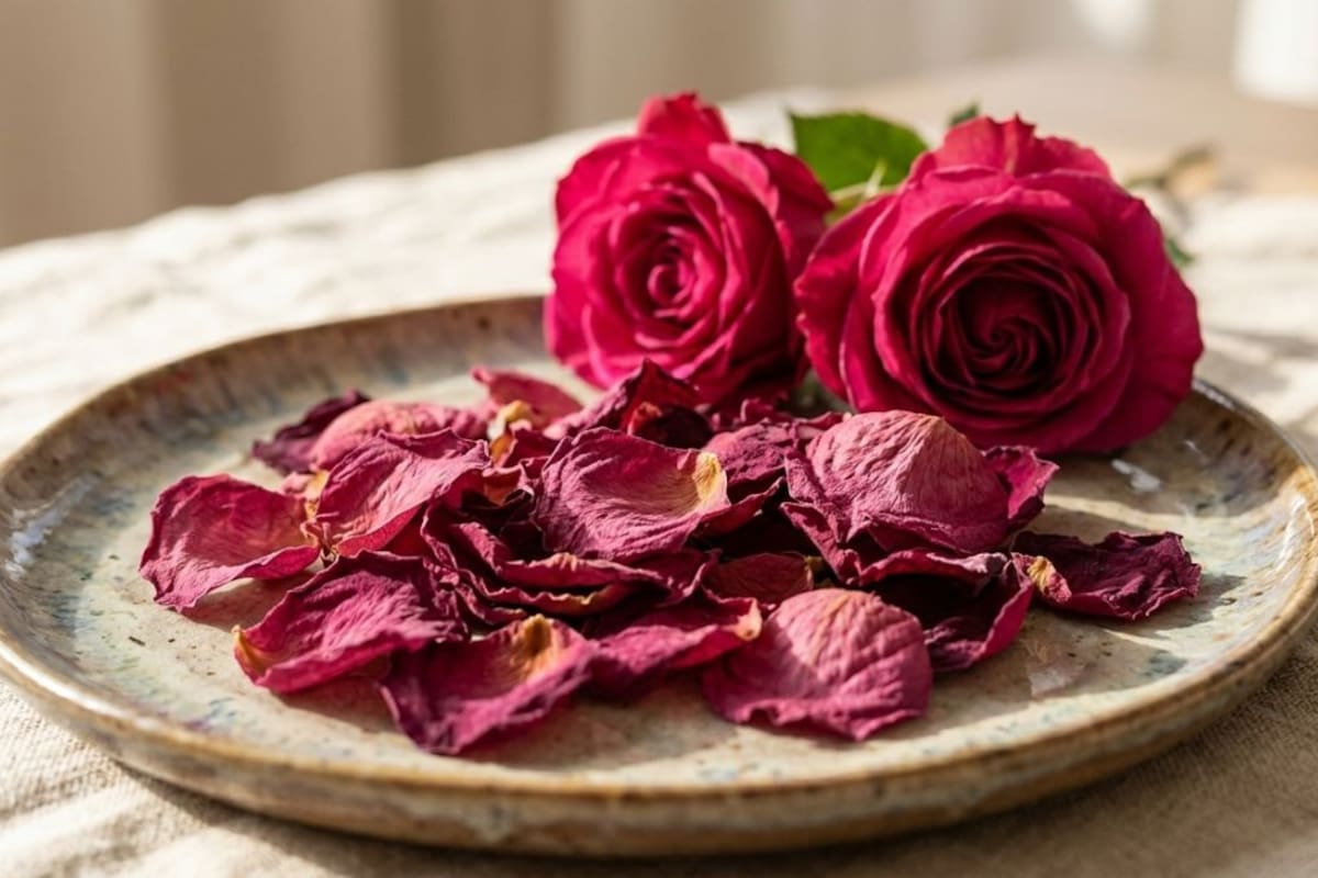 Esto es lo que puedes hacer con las rosas marchitas que tienes guardadas para aprovechar sus propiedades naturales