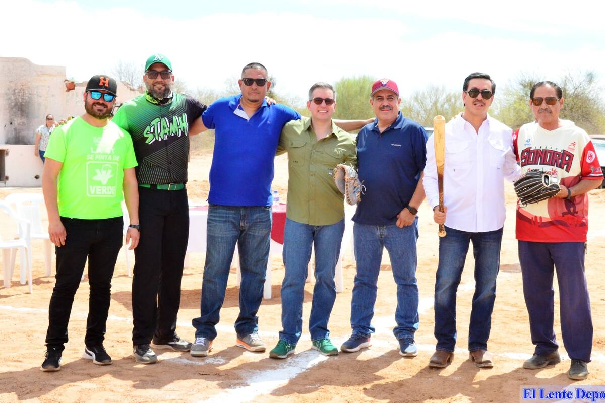 Inauguran Segunda Temporada de Liga de Beisbol Sahuaro Pancho Peraza