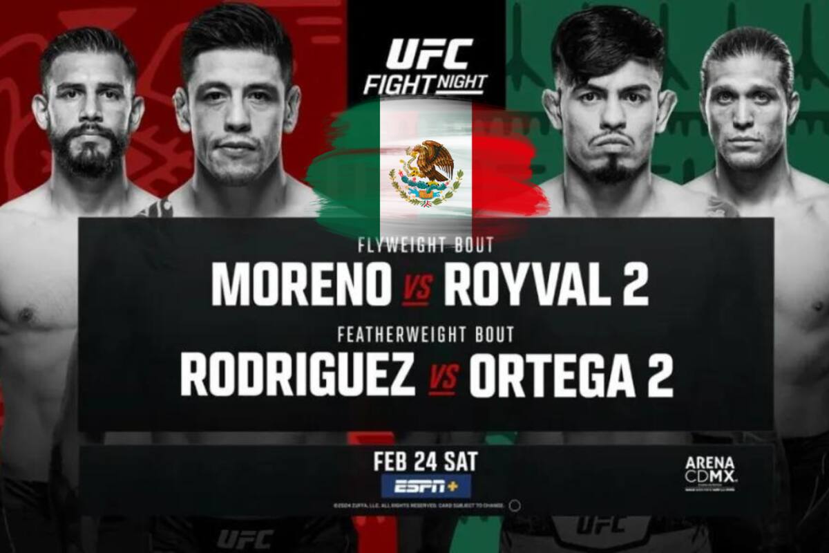Todo lo que debes saber sobre UFC México 2024: ¿A qué hora es la pelea de Brandon Moreno?