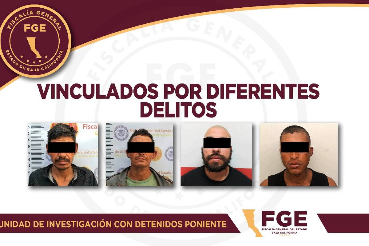 Vinculan a proceso a cuatro por diversos delitos