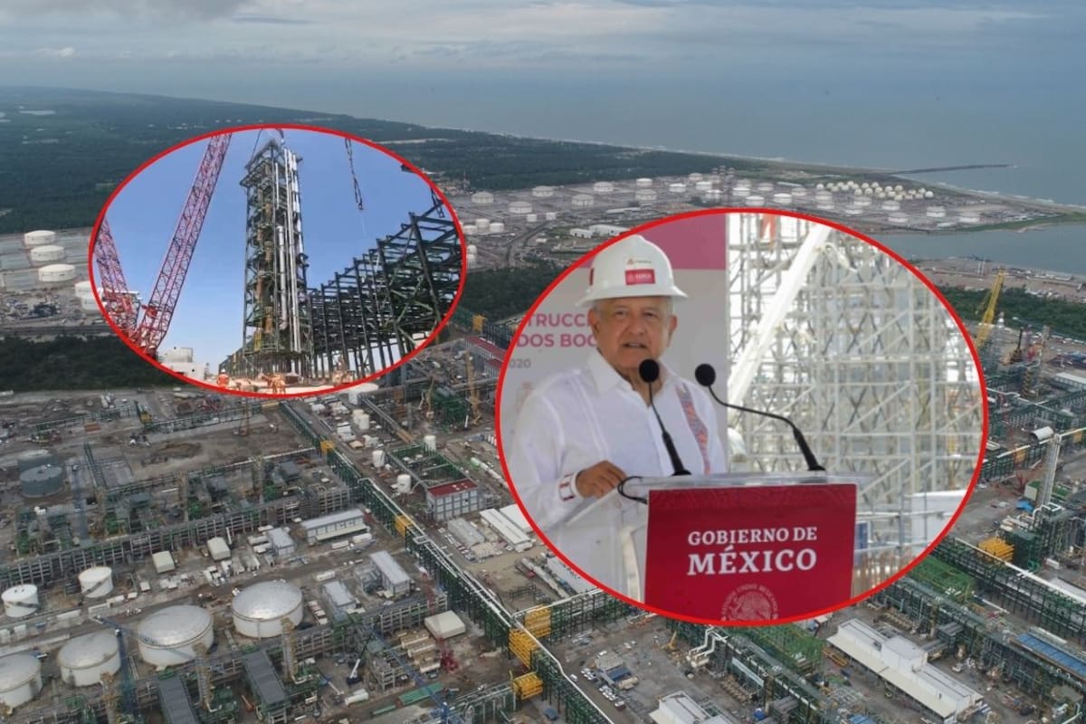 La refinería de Dos Bocas está construida casi al nivel del mar y ya tenía antecedentes de inundaciones en Tabasco; el incendió que dejó 5 muertos expone cuestionamientos sobre drenaje e infraestructura hidráulica del complejo