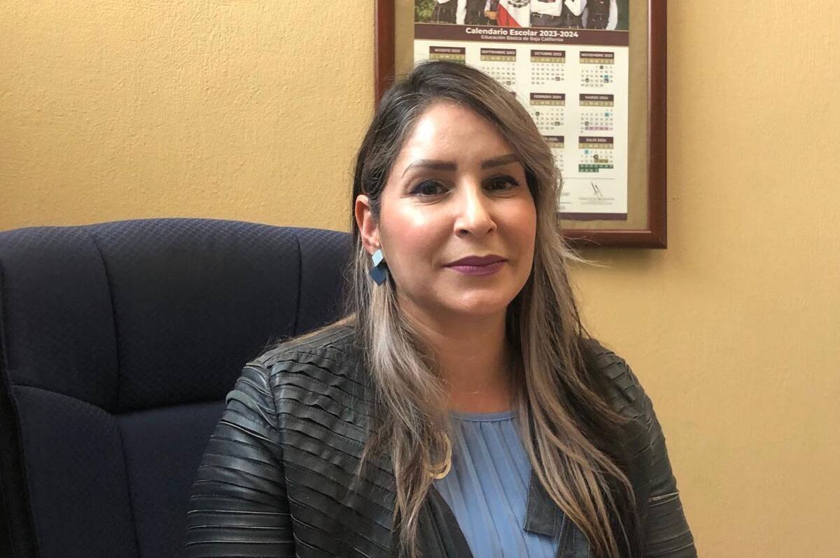 Jessica Zavala Sámano, delegada de la Secretaría de Educación.