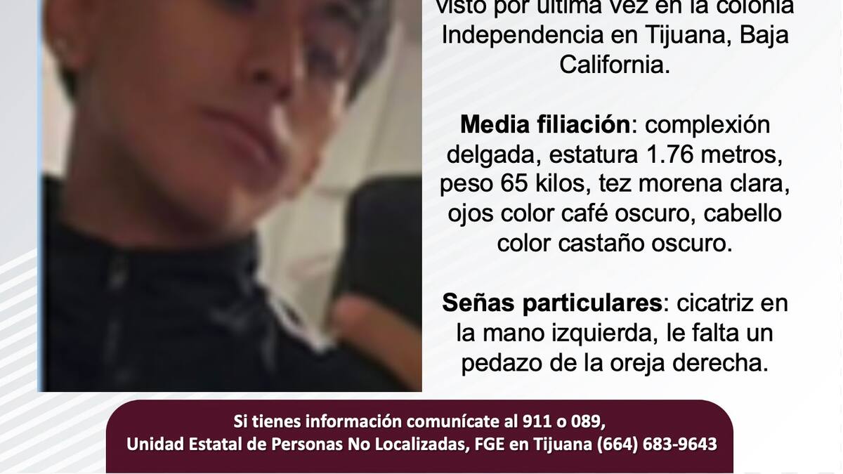 Se busca William Alexander Vargas García de 16 años de edad