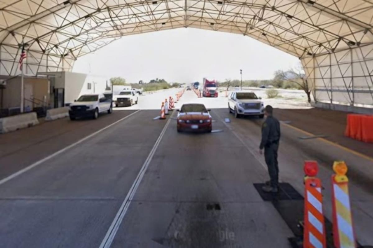Patrulla Fronteriza decomisa cocaína en punto de revisión migratorio al norte de Nogales