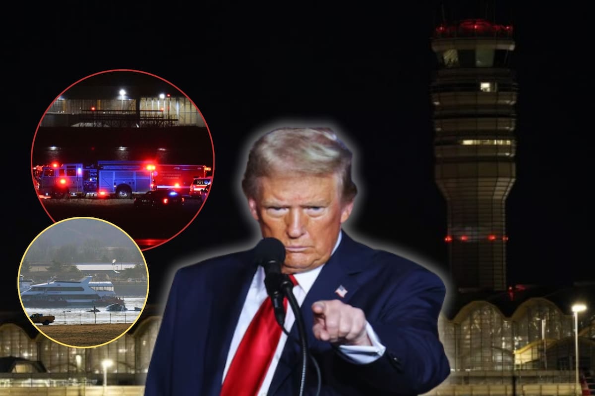 “El helicóptero se dirigía directamente al avión”: Donald Trump cuestiona incidente aéreo en Washington y asegura que pudo evitarse