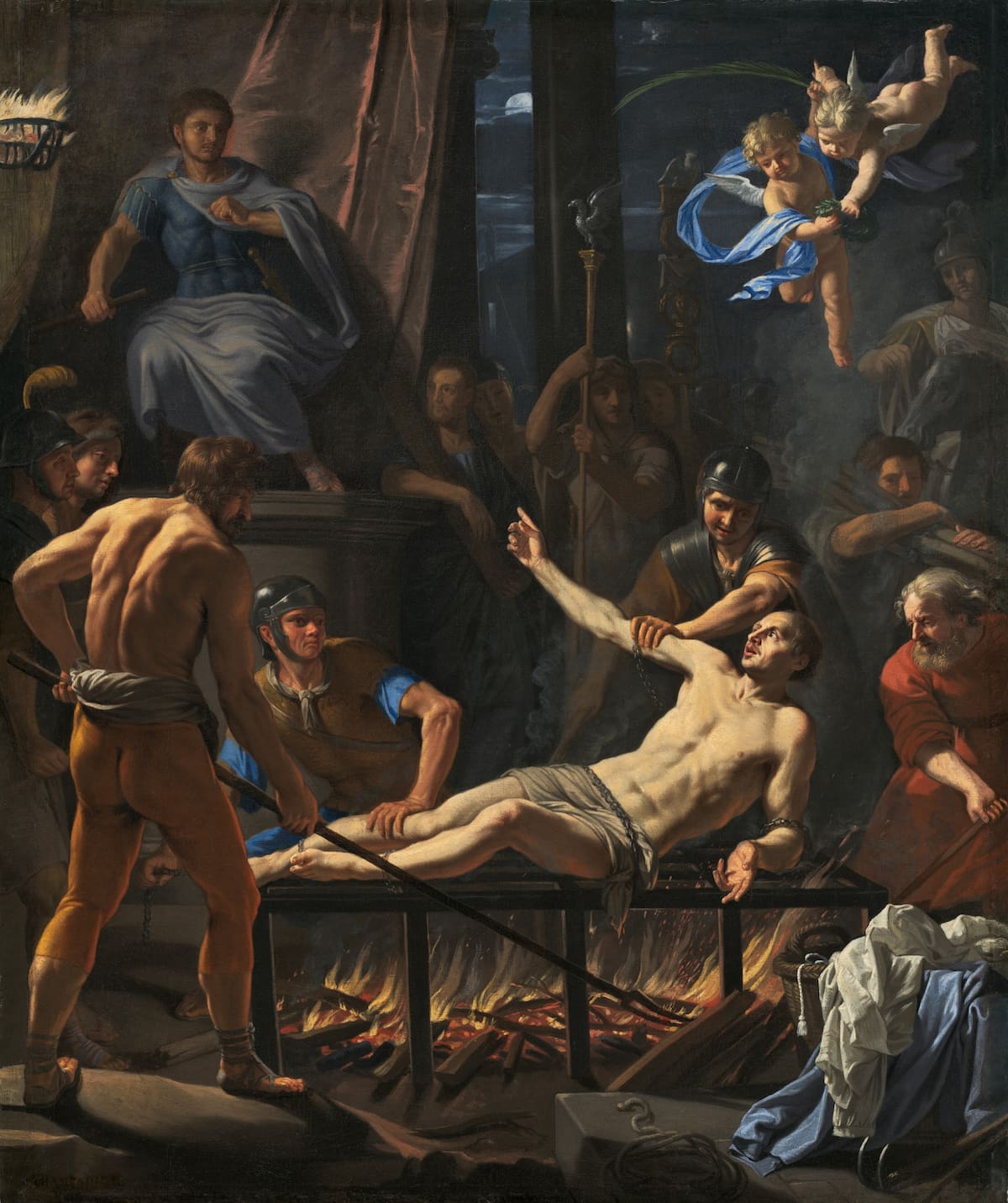 El martirio de San Lorenzo, Jean Baptiste de Champaigne/ Foto: National Gallery of Art.