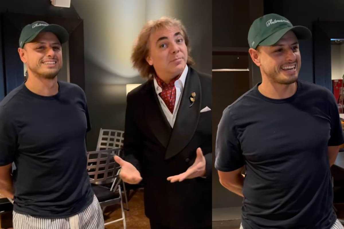 Chicharito canta “Volcán” con Cristian Castro y su interpretación desata burlas