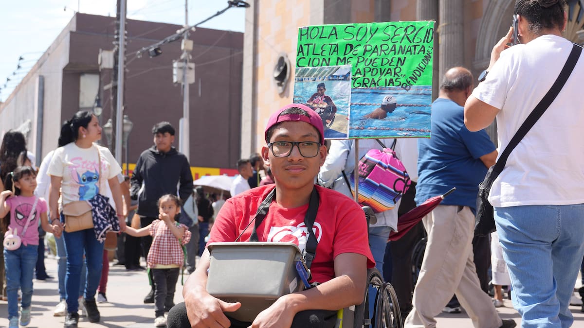 Sergio, atleta de Paranatación que sueña con llegar a L.A. 2028