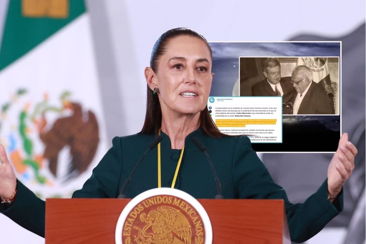 Claudia Sheinbaum reconoce a El Universal por disculparse públicamente con AMLO y familiares de Carlos Monsiváis tras entrevista no sustentada: “Qué bueno que lo hicieron”