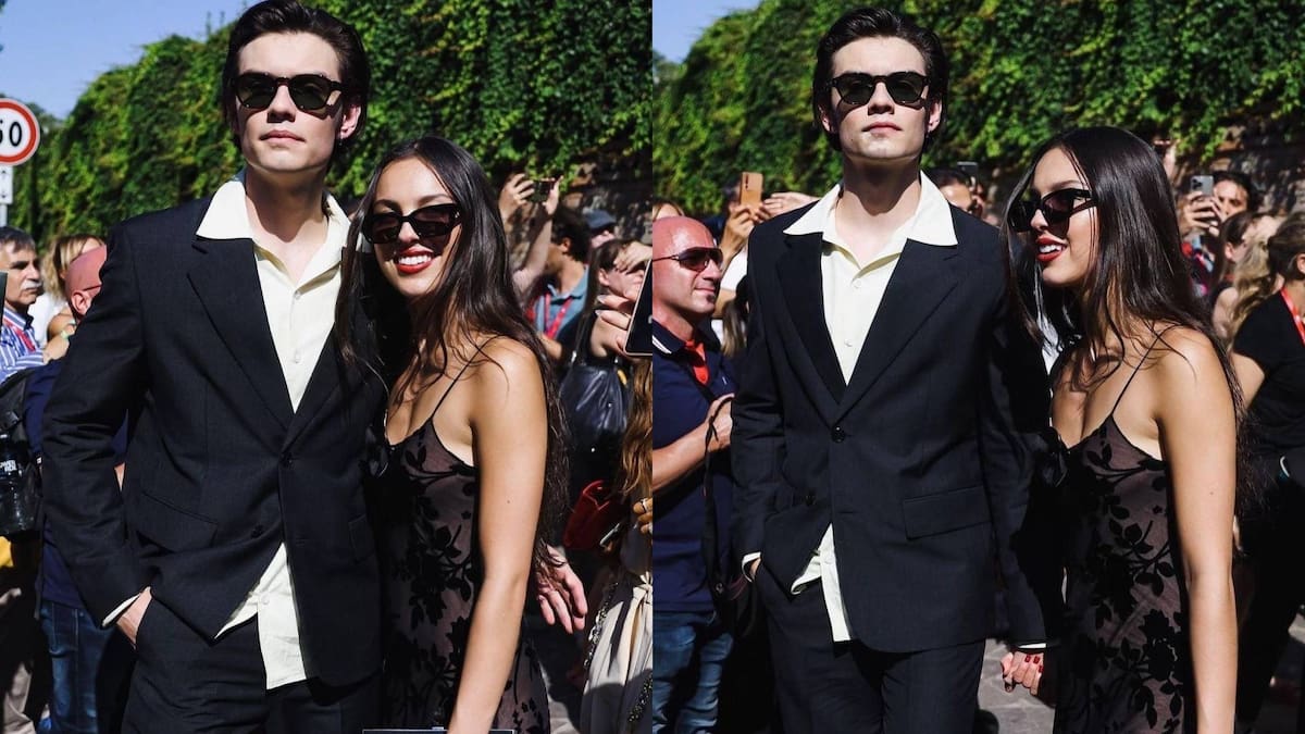 Olivia Rodrigo y Louis Partridge