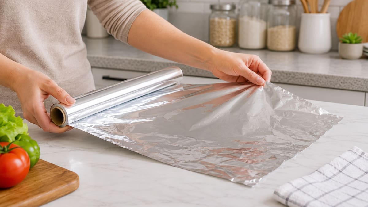 El papel de aluminio tiene múltiples aplicaciones en el hogar que sirven para mucho más que cocinar ya que permite afilar tijeras, mejorar el Wi-Fi o planchar la ropa en la mitad del tiempo al reflejar el calor