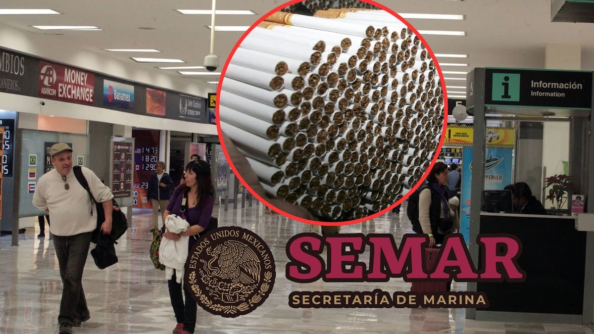 La Marina decomisa 130 toneladas de cigarros pirata en el AICM en lo que va del 2026, una cifra récord impulsada por nuevos protocolos tecnológicos y el aumento de impuestos que disparó el contrabando desde Asia