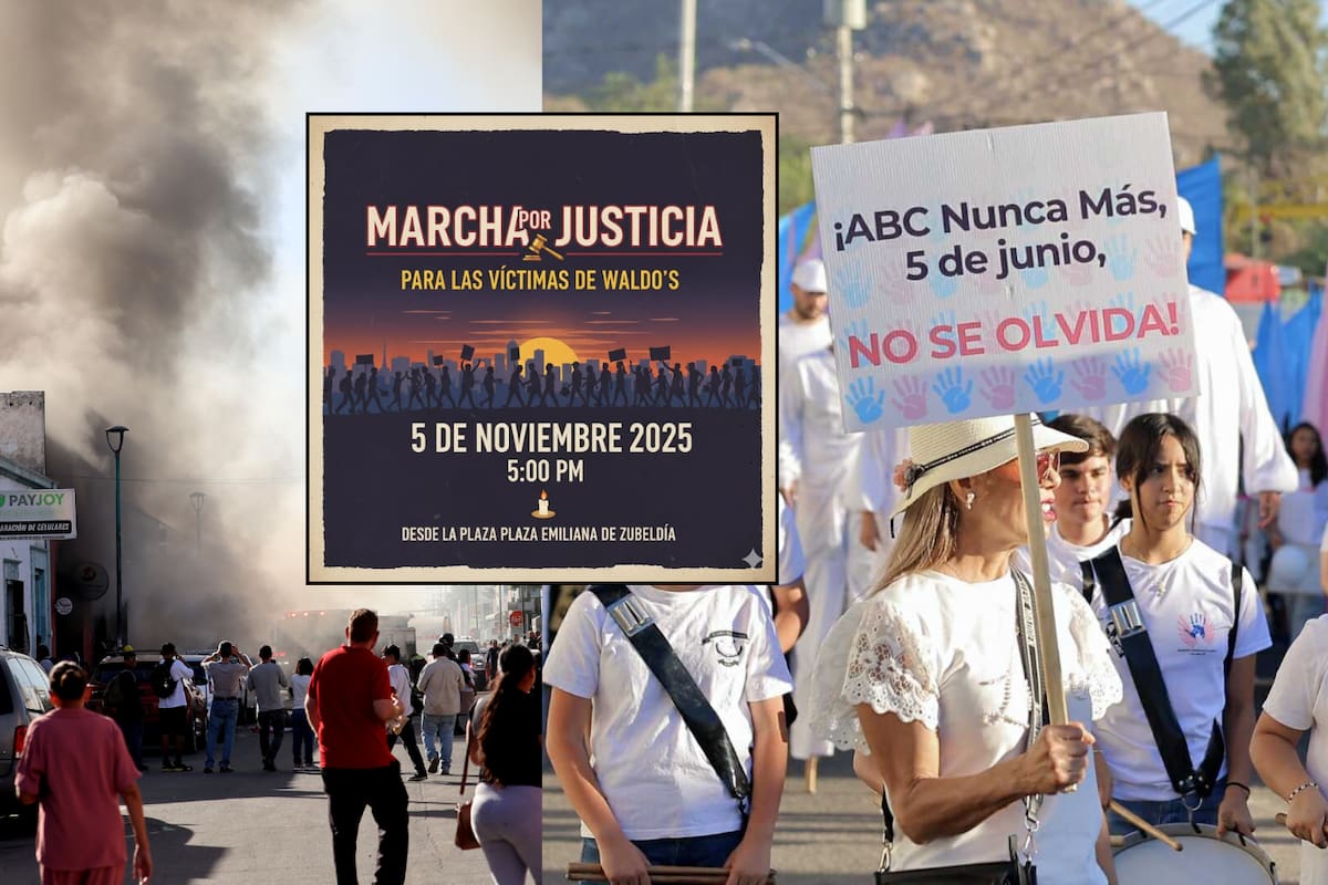 Madres, padres y sobrevivientes de la Guardería ABC convocan marcha por justicia tras incendio en Waldo’s de Hermosillo