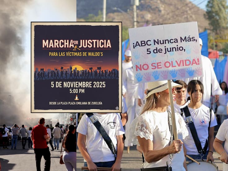 Madres, padres y sobrevivientes de la Guardería ABC convocan marcha por justicia tras incendio en Waldo’s de Hermosillo