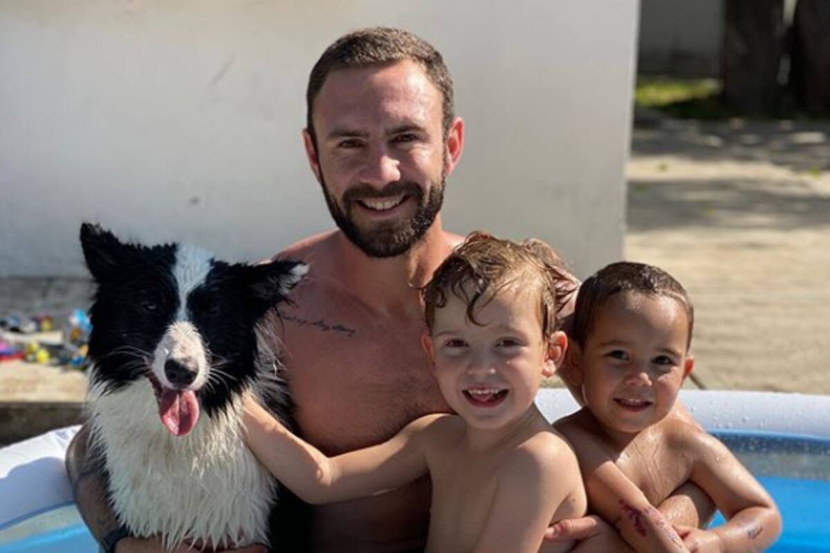 “¡No se empujen!”: Miguel Layún regaña a sus hijos en medio de entrevista en vivo