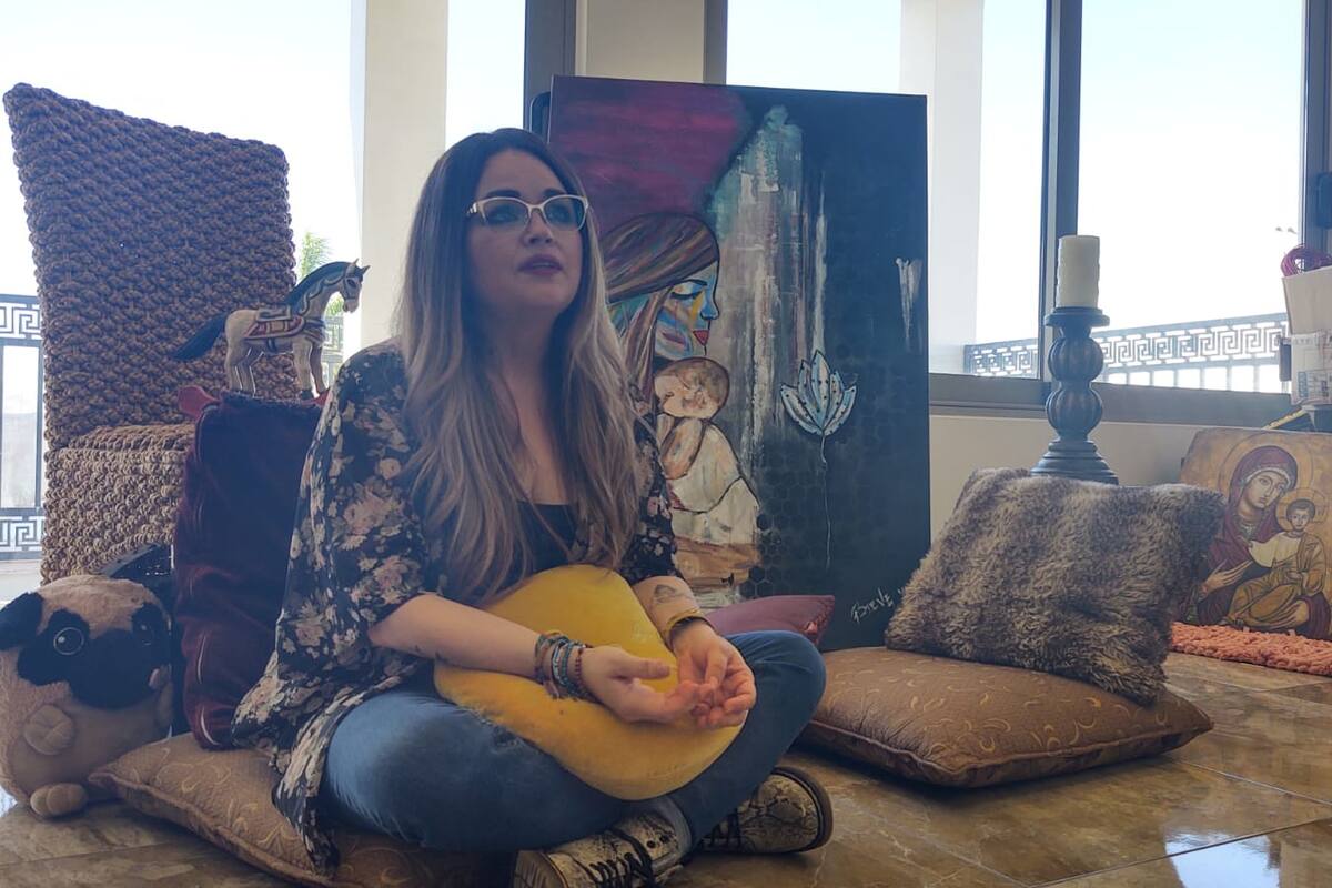 Brenda ahuyentó el dolor con la pintura y encontró su forma de vida