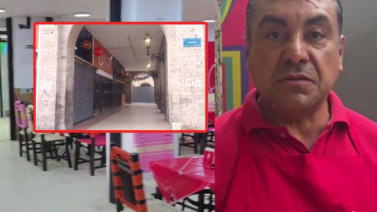 “Fuimos bloquedos, tapados y excluídos”, el reclamo de un locatario en Guadalajara al asegurar que su restaurante fuese afectado por la colocación de vallas metálicas en el centro de la ciudad por el mundial de Fútbol